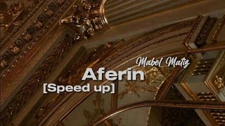 Mabel Matiz Aferin [Speed up] Lyrics Resimi