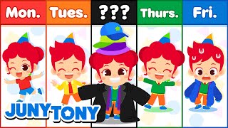 Rainbow Colored Clothes | How Do I Look? | Color Songs for Kids | JunyTony