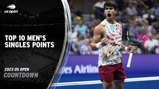 Top 10 Men's Singles Points of the Tournament | 2023 US Open