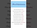 1 word substitution #english #spokenenglish #learnenglish #ytshorts #easyenglisheveryday