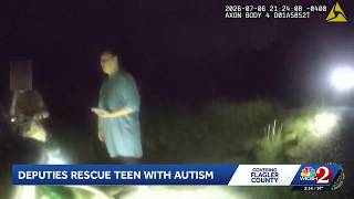 Bodycam captures emotional reunion after deputies find lost Flagler County teen