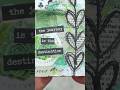 Doodle focal point 💚 #junkjournalideas #paperart #papercrafts #scrapbook #journalwithme #focalpoint