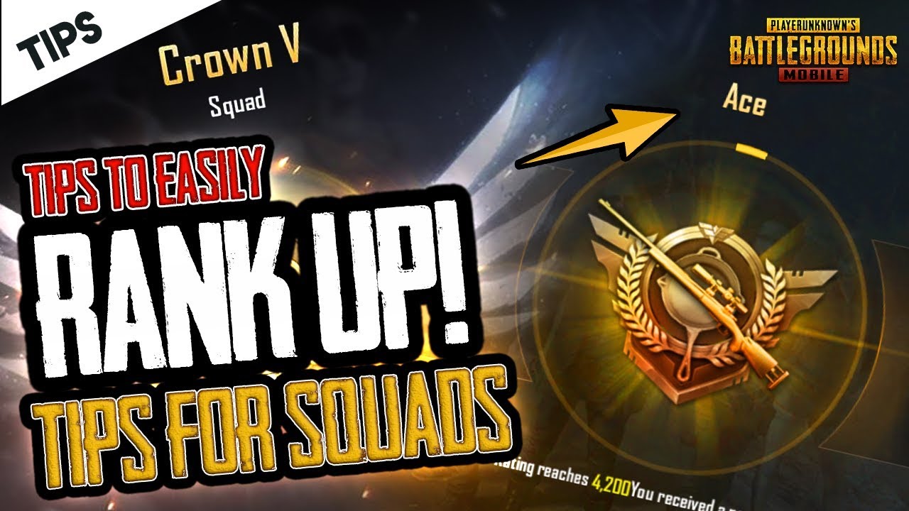 TIPS to EASILY Get HIGH RANK BY YOURSELF in PUBG Mobile Squads - 