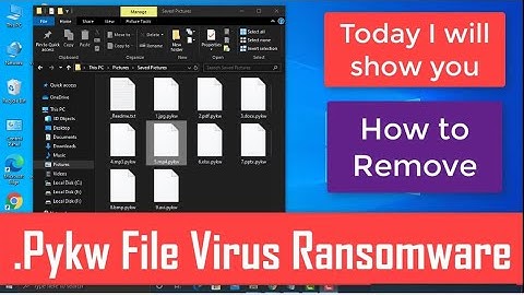 Pykw Virus (.pykw File) Ransomware Removal + Decryption