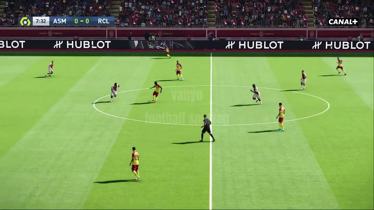 Monaco vs Lens 30 Résumé et Buts Ligue 1 YouTube