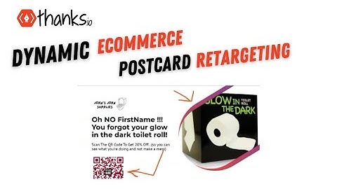 Dynamic Postcard Retargeting Example