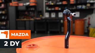 How to replace Tie rod end on MAZDA 2 (DY) - video tutorial