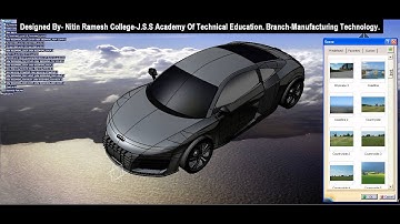 Audi R8 Designed Using Catia V5.