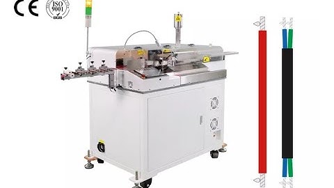 MÁY CẮT TUỐT DÂY ĐIỆN | MÁY CĂT TUỐT NHÚNG THIẾC 2 ĐẦU TỰ ĐỘNG