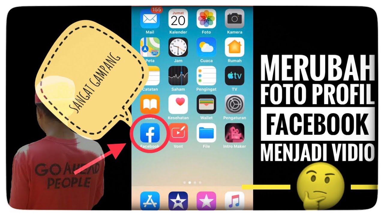Cara merubah foto profil facebook menjadi vidio 