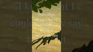 I Made It Through The Rain [Cover] - by Barry Manilow | Music & Life Blog