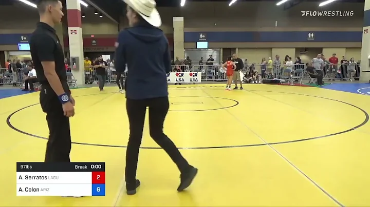 97 Lbs Quarterfinal - Anabelle Serratos, Laguna Hi...