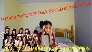 REACTING TO MR MR BY GIRLS GENERATION
