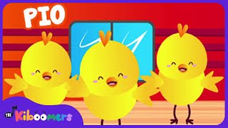 los pollitos dicen pio pio canciones infantiles nios the kiboomers musica para nios