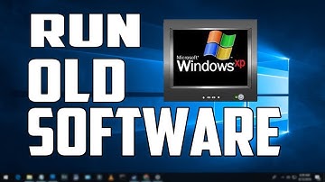How to RUN/Install Old Software in Windows 10