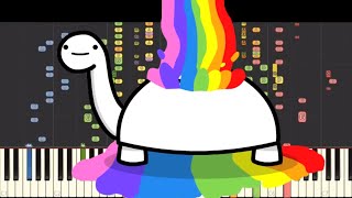 IMPOSSIBLE REMIX - Mine Turtle (asdfmovie) - Piano Cover - TomSka