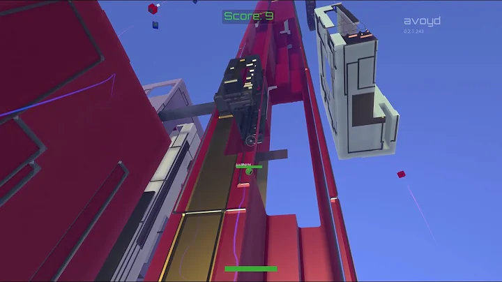 Avoyd 6DOF FPS Voxel Game - Networked gameplay test