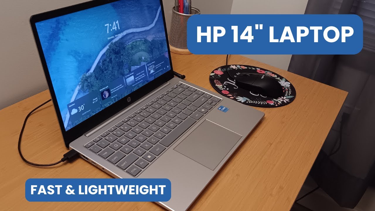 HP 14 Laptop First Look Just the Basics (i3, Windows 11) - YouTube