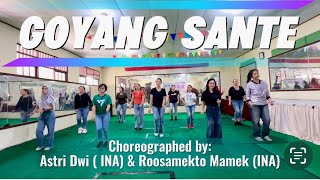 Download Lagu Goyang Sante/ Line Dance/ Verbeterer/ Choreo door: Astri Dwi \u0026 Rooksamekto Mamek (INA)#linedancelover  MP3