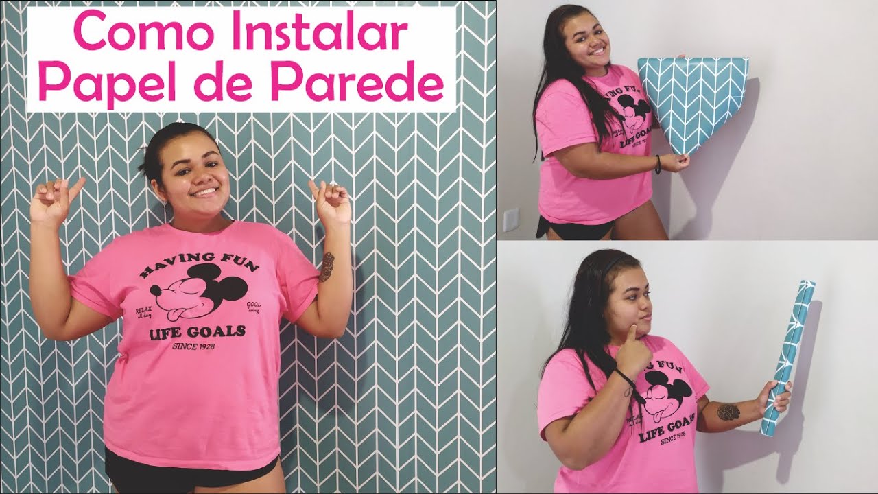 Como Instalar Papel de Parede Passo a Passo Papel de Parede Adesivo