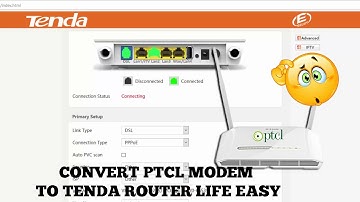 How To Convert PTCL Modam To Tenda Router Simple Spet 2023 | Urdu & Hindi | Router Setting