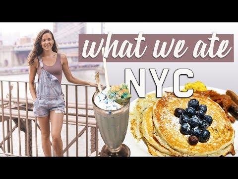 WHAT WE ATE IN NEW YORK CITY // vegan van life