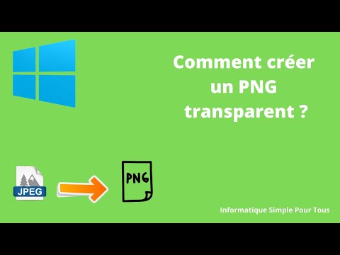 Comment créer un png transparent ?