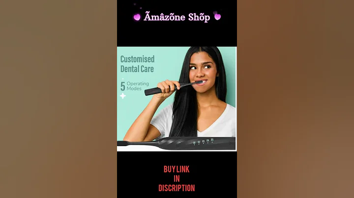 SPARK Infinity Rechargeable Electric Toothbrush (Black) | 4 Brush Heads & Travel Case | #Shorts