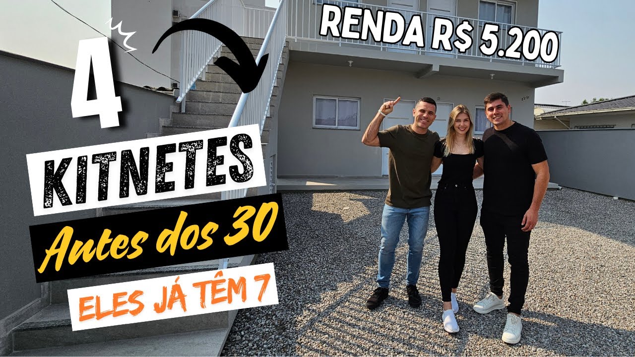 casal que INVESTE, 4 kitnetes e uma RENDA de R$5 mil