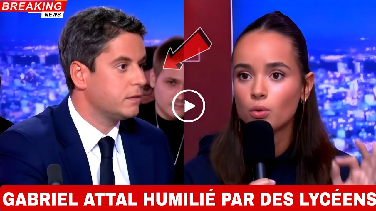 La faillite du macronisme en direct ! Gabriel Attal mis en difficulté face à des lycéens en colère