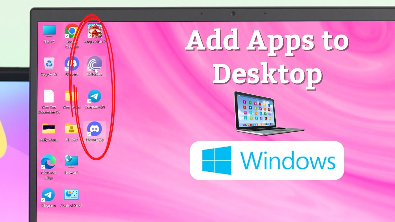 Windows 11: How To Add Apps To Desktop!