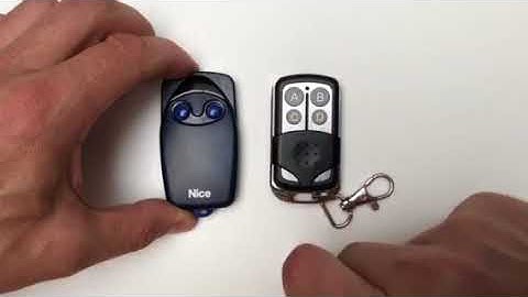 Télécommande copieuse SIMPLE 4 pour NICE FLO2