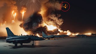 Israeli Air Force Attacks Iranian Air Base!! 350 Fighter Jets and Armored Vehicles Blown Up  Arma 3