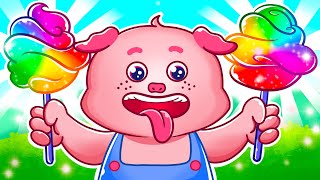 A Cotton Candy Song 🍭🍡|| Kids Songs And Nursery Rhymes || Fun Song For Children By Bugba Pig