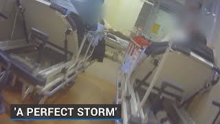 Inside the hospital crisis: Undercover footage shows patients on trolleys