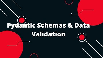 Python FastAPI Tutorial #8 Pydantic Schemas & Data Validation FastAPI Tutorial