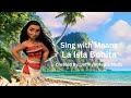Sing with moana  la isla bonita lyrics