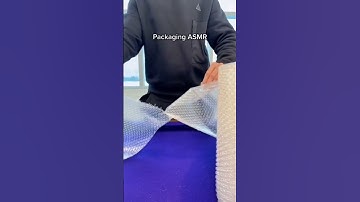 Adhesive Bubblewrap ASMR 🤩🤩 #packagingasmr #asmr #sosatisfying #asmrsounds #asmrcommunity #3pl
