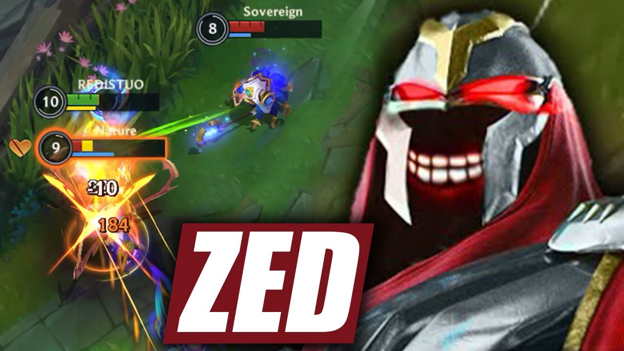 Wild Rift Zed One Shot Combo Delete in Season 12 - YouTube
