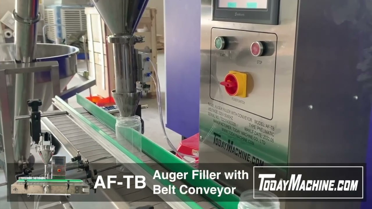 304 Stainless Auger Filler Auto Dosing Weighing Bottling Flour Spice Salt Sugar Protein Dry Powder F