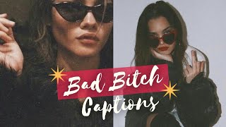 Bad bitch captions for instagram | Bad bitch instagram captions