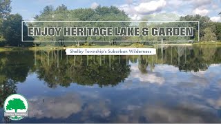 Stroll around Heritage Lake on Shelby Township's municipal campus. Stroll around Heritage Lake on Shelby Township's municipal campus.