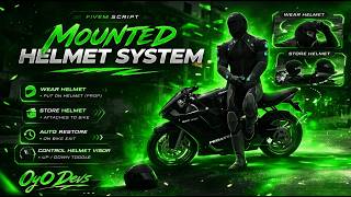 FiveM Mounted Helmet System | Wear, Store &amp; Visor Control | No Auto Helmet!