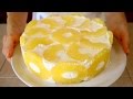 TORTA FREDDA YOGURT & ANANAS Ricetta facile senza cottura - No Bake Pineapple Cake Recipe