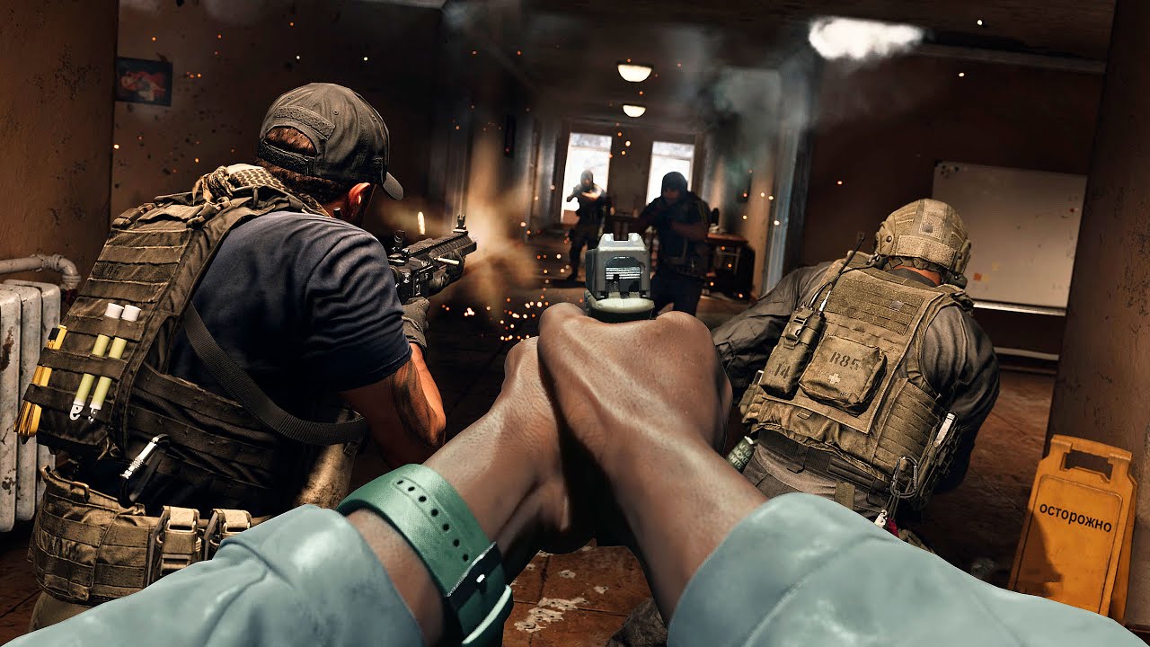 COD: Modern Warfare - Embassy Attack - Realism Action Kills No Damage ...