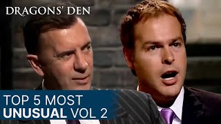 Top 5 Unusual Pitches In The Den | Vol.2 | COMPILATION | Dragons' Den