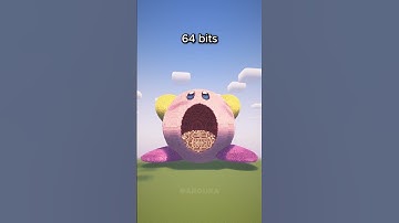 Minecraft Kirby 64 bits 32 bits 16 bits 8 bits 4 bits 2 bits 1 bits