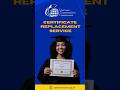 Overseas Examinations Commission Certificate Replacement Service