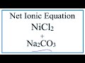 Net Ionic Equations and Ionic Charges