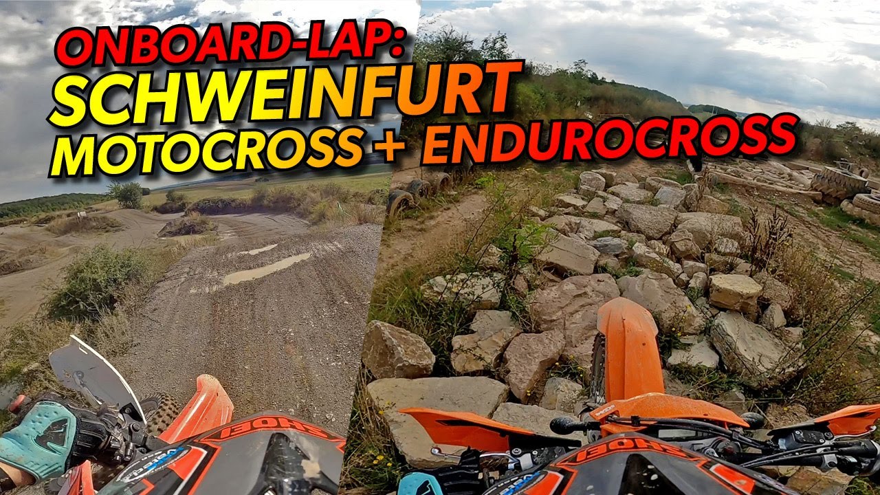 SCHWEINFURT Motocross & Endurocross Onboard-Runden 